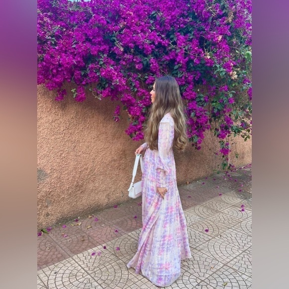 Rococo Sand Volna pink multi maxi dress NWT - Picture 2 of 5